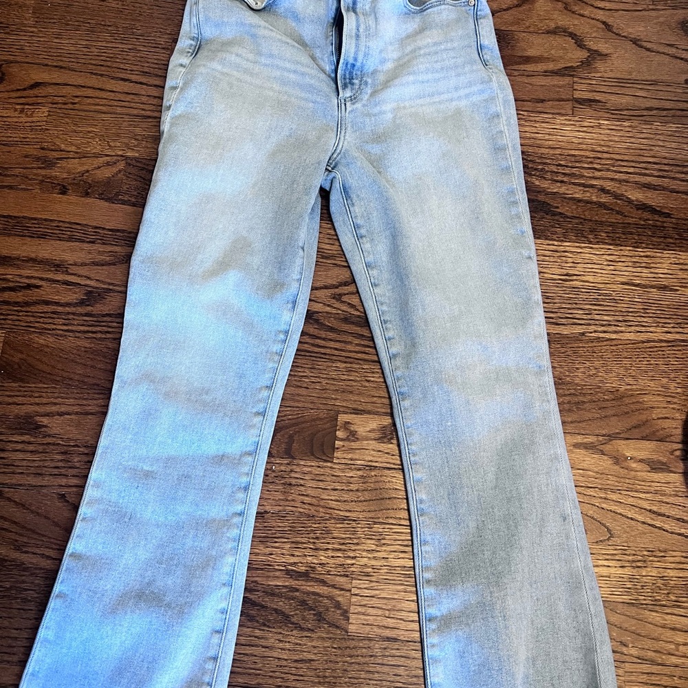 PAIGE Light Blue Flare Jeans
